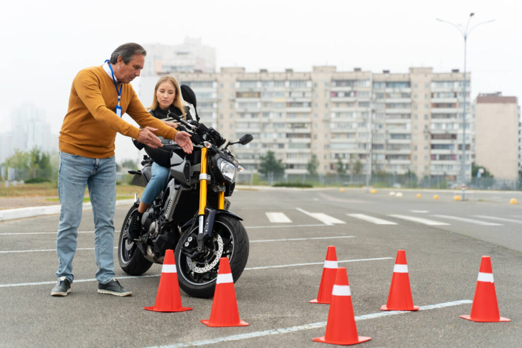 Candidat au permis moto déçu après échec épreuve circulation
