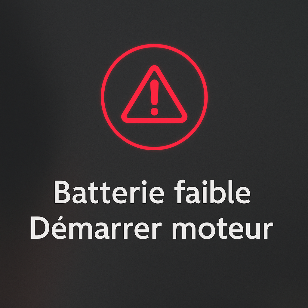 tableau-bord-message-batterie-faible-demarrer-moteur