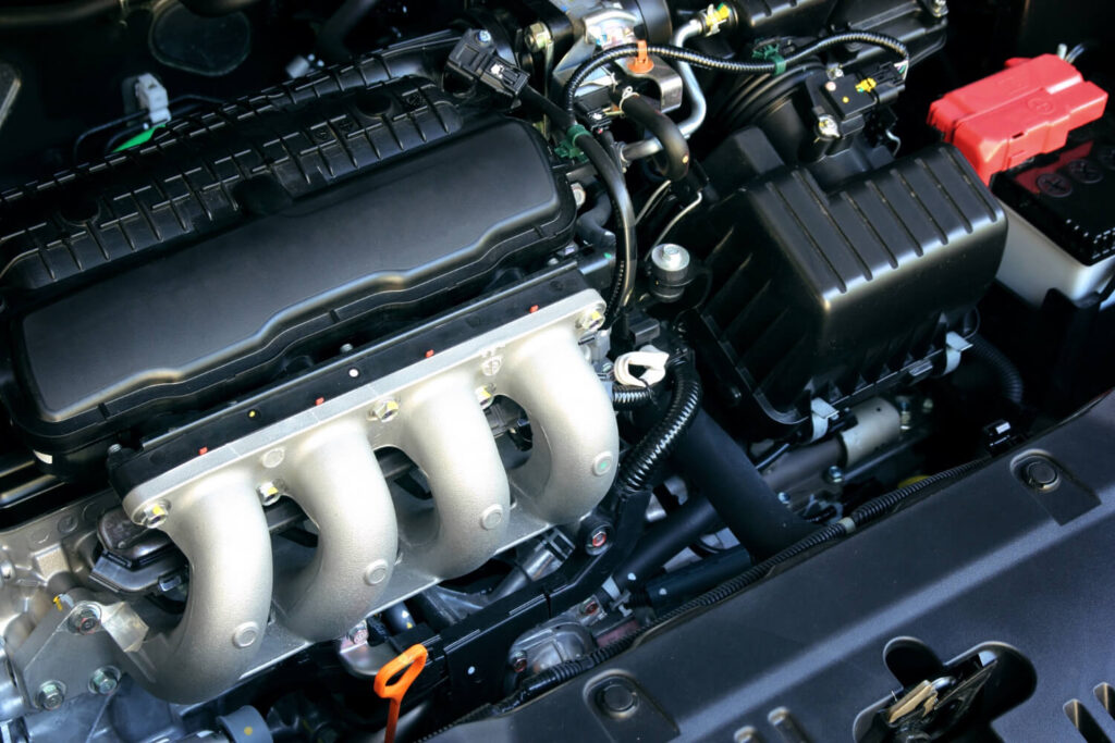 Vue intérieure d'un moteur