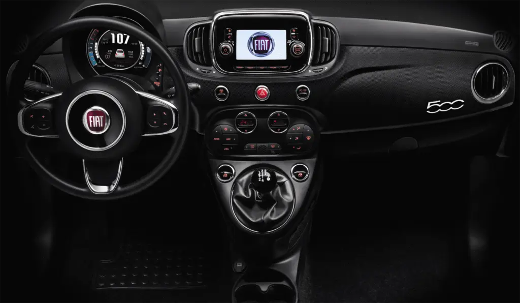 tableau de bord fiat 500