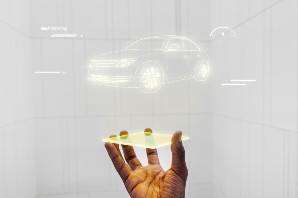 Moteur automobile moderne avec technologies hybrides et électroniques embarquées pour expertise technique auto moto