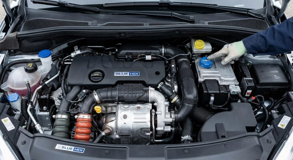 Message "Défaut moteur : Faites réparer le véhicule" sur Peugeot 208 : les vraies causes 3 système antipollution Diesel peugeot 208