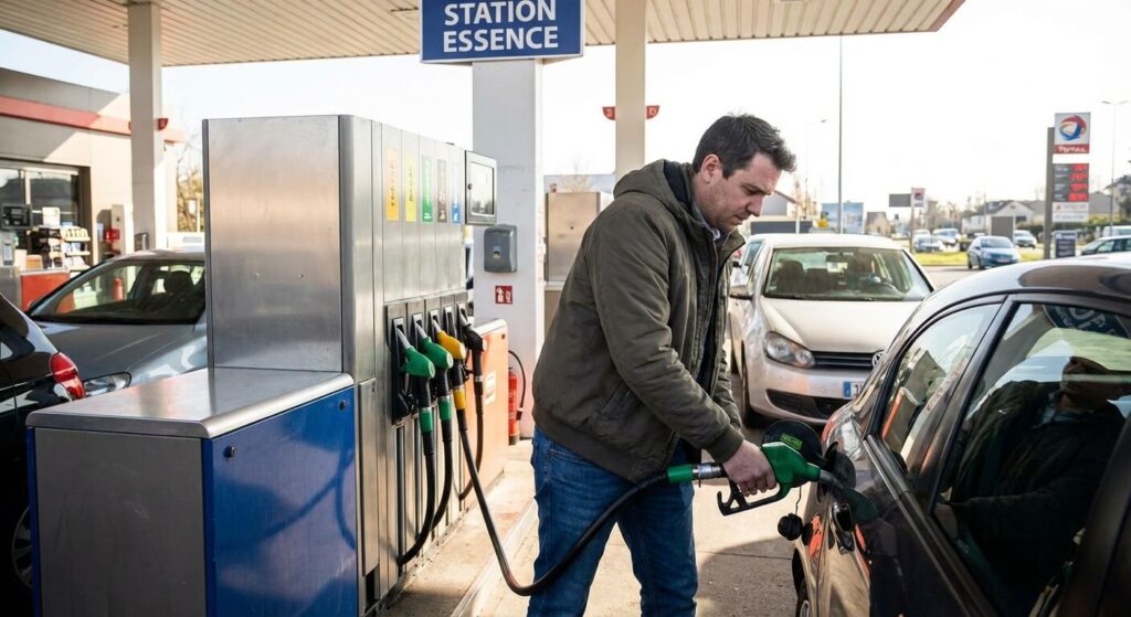 Fait-on vraiment plus de kilomètres avec du Sans Plomb 98 ? 3 faire le plein d'essence à la station essence