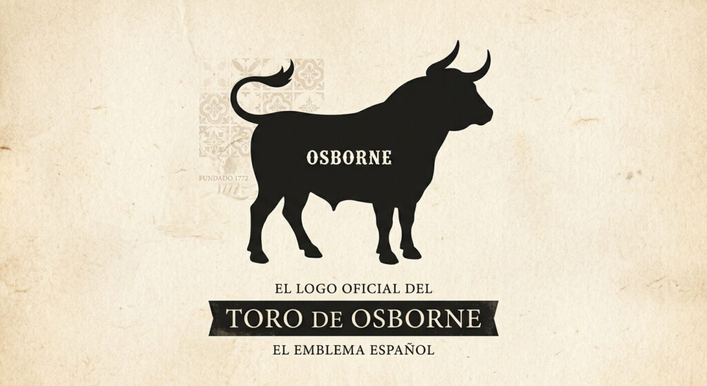 Le logo officiel du taureau d'Osborne espagnol