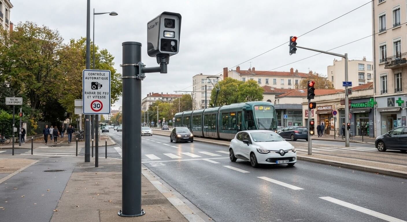 Radar de contrôle de vitesse et de franchissement nouvelle génération PoliScan FM1.