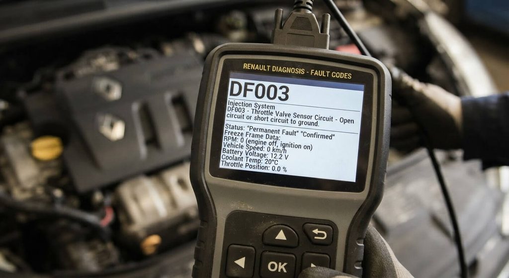 Code défaut DF003 Renault : causes, symptômes et diagnostic 3
